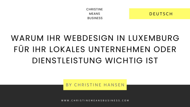 webdesign in Luxemburg