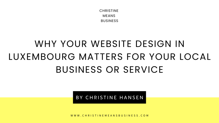 website design in luxembourg